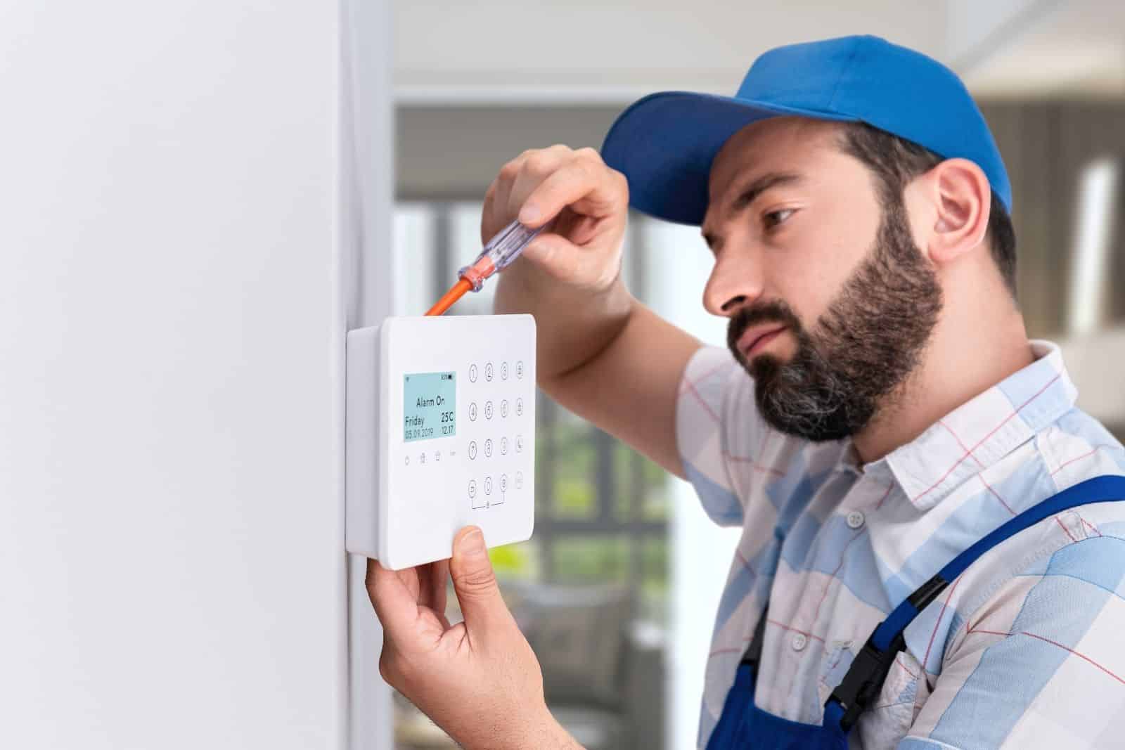 Instalação de alarmes